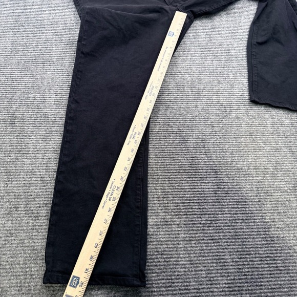 Polo Ralph Lauren Varick Slim Straight Leg Jeans Men's Size 42x32 Black Denim - Picture 8 of 8